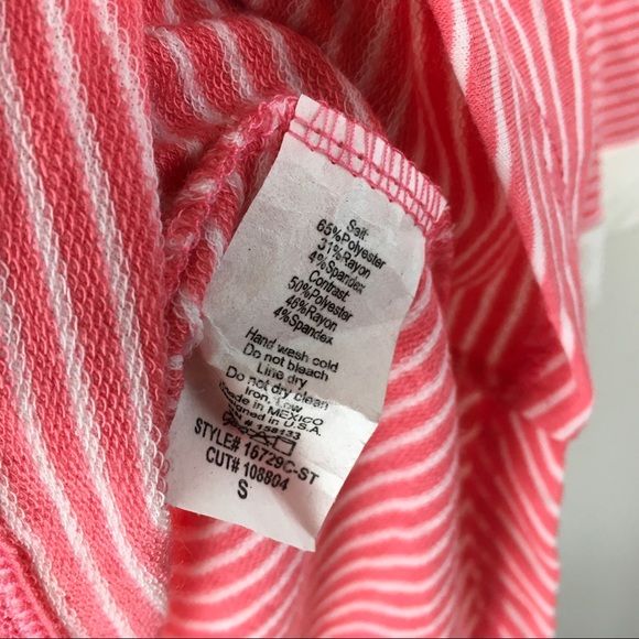 Pink Clover Stitch Fix Striped Top Buttons Down Back S - Picture 8 of 8